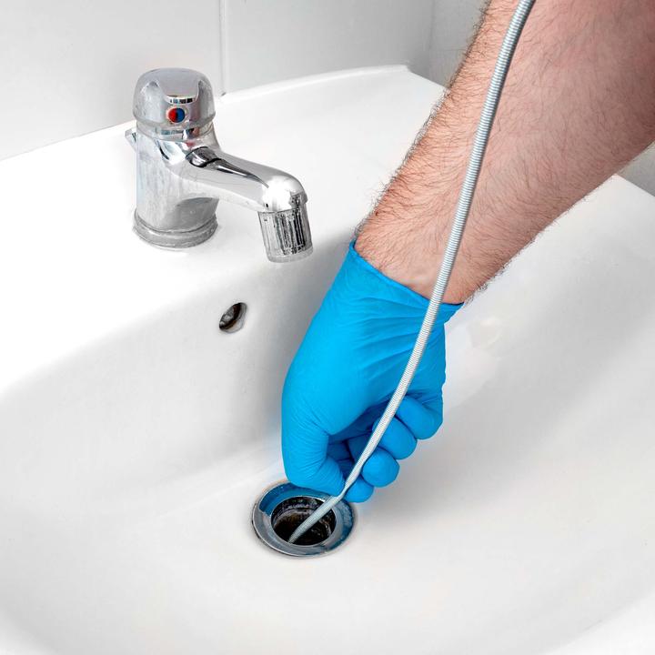 Produktbild Wiltec Ausziehbar Rohrreinigungswerkzeug Abflussspirale Rohrreinigungsspirale (1 Stk.)