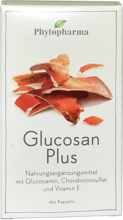 Produktbild Phytopharma Glucosan PLUS mit Glucosamin und Chondroitin für die Gelenke (160 Stück, Kapseln, 127 g)