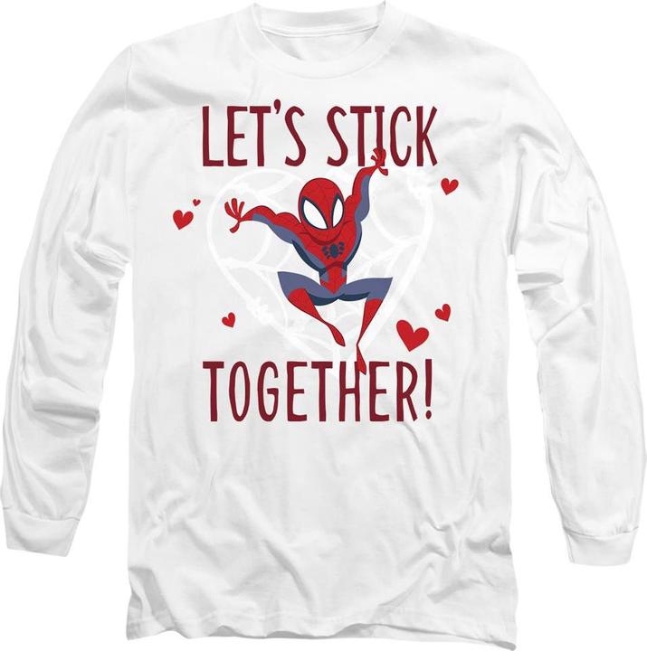Produktbild Spiderman Stick Together TShirt Valentinstag (M)