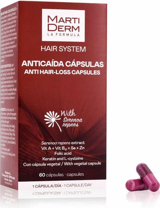 Image du produit Martiderm Anticaida Oral 60 Capsules (Talc)