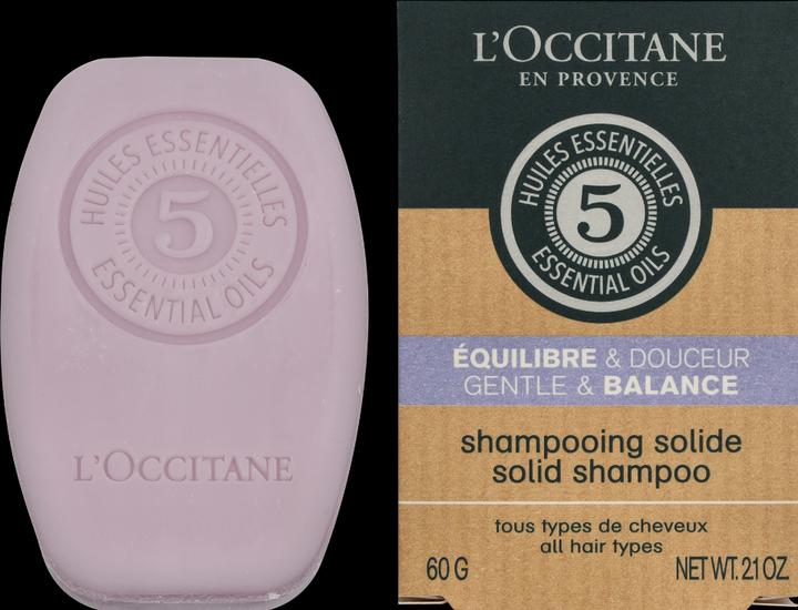 Actual product image L'Occitane Shampoo Solid Douc & Ëquil (60 ml, Solid shampoo)