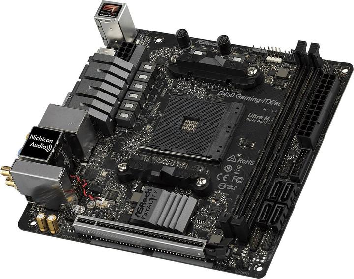 Produktbild AsRock B450 Gaming-ITX/ac (AM4, AMD B450, Mini-ITX)