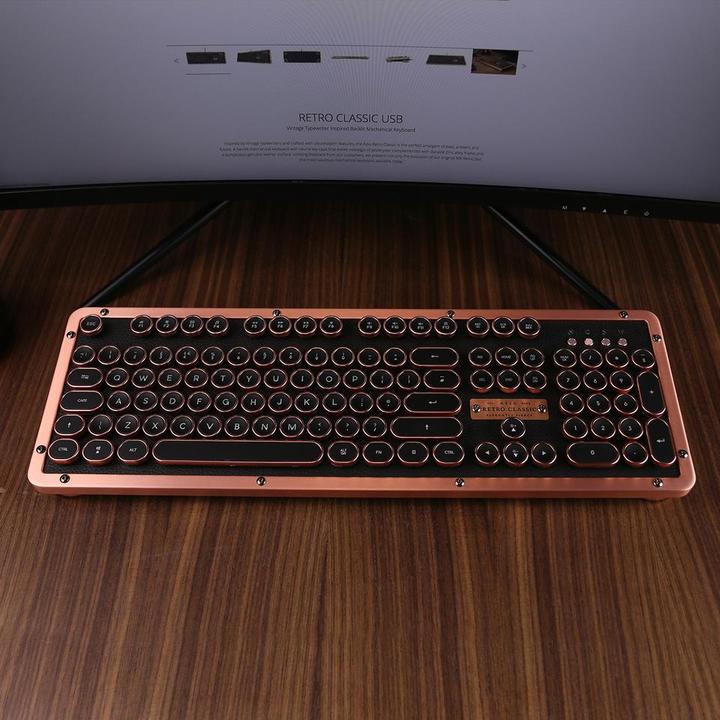 Actual product image Azio Retro Classic (CH, Cable, Wireless)