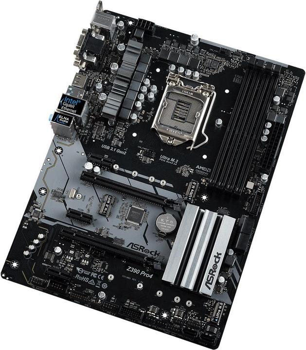 Image du produit AsRock Z390 Pro4 (LGA 1151, Intel Z390, ATX)