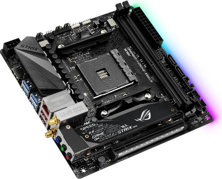 Image du produit ASUS ROG Strix B450-I Jeux (AM4, AMD B450, Mini-ITX)
