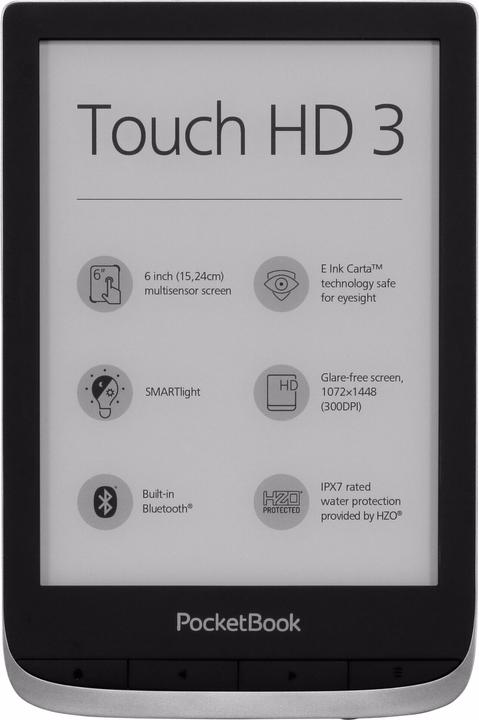 PocketBook Touch HD3 (6", 16 GB, Metallic Grey)