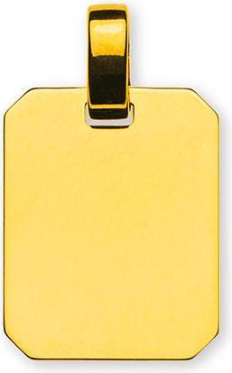 Image du produit Natsumi Schmuck Pendentif plaque gravure or 18K/750 rectangulaire (750/18 K Or jaune)