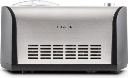 Actual product image Klarstein Snowberry and Choc Ice Cream Maker 1.2l Keep-Cool Function Stainless SteelLook