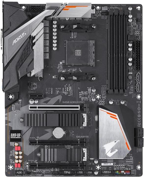Produktbild Gigabyte B450 Aorus Pro (AM4, AMD B450, ATX)
