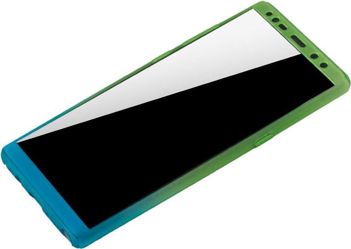 Produktbild König Design Hülle Handy Schutz für Samsung Galaxy Note 8 Full Case Cover Displayschutz Blau (Samsung Galaxy Note 8)