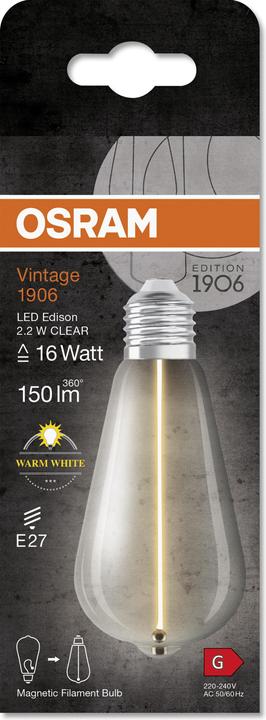 Productafbeelding Ledvance LED-lamp (E27, 2.20 W, 150 lm, 4 x, G)