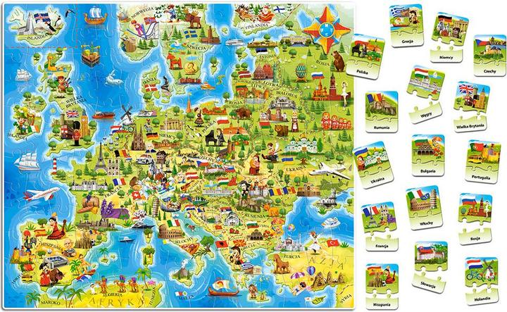 Produktbild Castorland Castor Map von Europa (180 Teile)