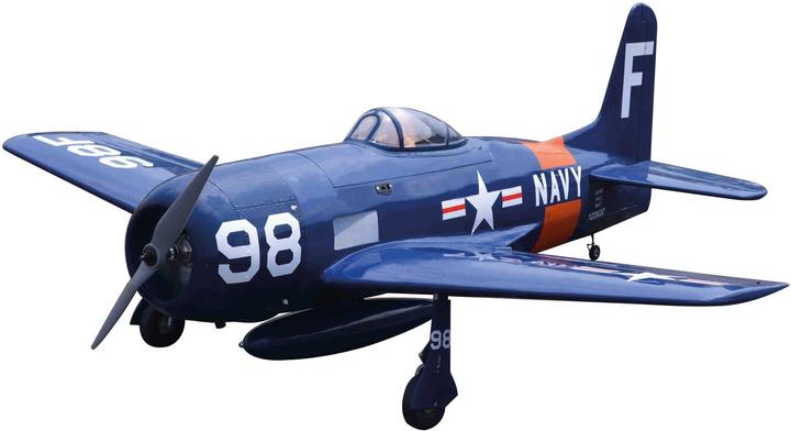 Seagull Models SG-Models ) Grumman F8F-2 Bearcat "NAVY" ARF 71" Warbird with retractable (Warbird)