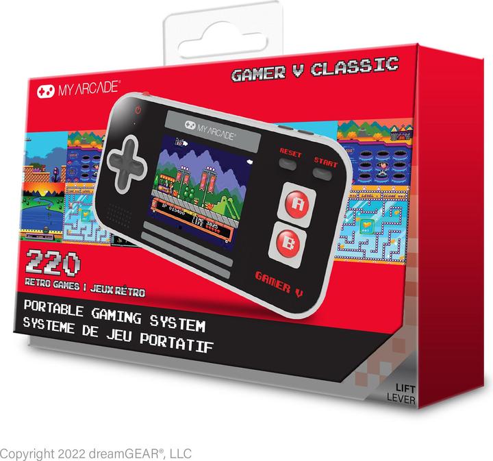 Actual product image MyArcade MY ARCADE, GAMER V CLASSIC (220 GAMES IN 1), BLACK/GRAY/RED