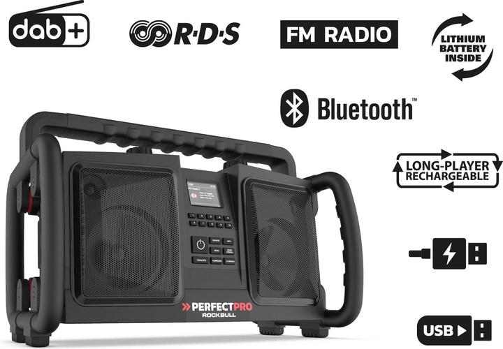 Productafbeelding PerfectPro Rockbull (FM, Bluetooth)