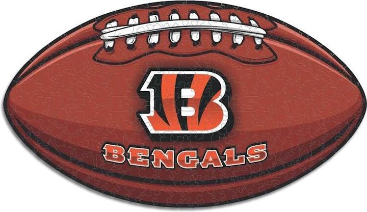 Produktbild Iconic NFL - Cincinnati Bengals – Football mit Logo - Holz Puzzle Grösse S (150 Teile) (150 Teile)
