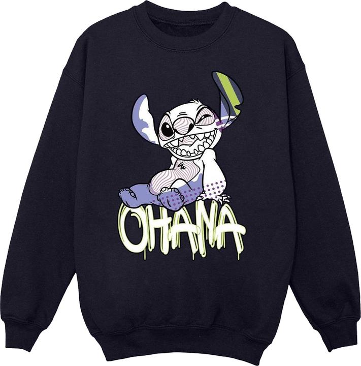Disney Lilo And Stitch Ohana Graffiti Sweatshirt (M)