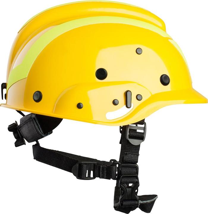 Actual product image Vallfirest Forest fire helmet VFT2, yellow (RAL1023) with yellow reflex (52 - 64 cm)