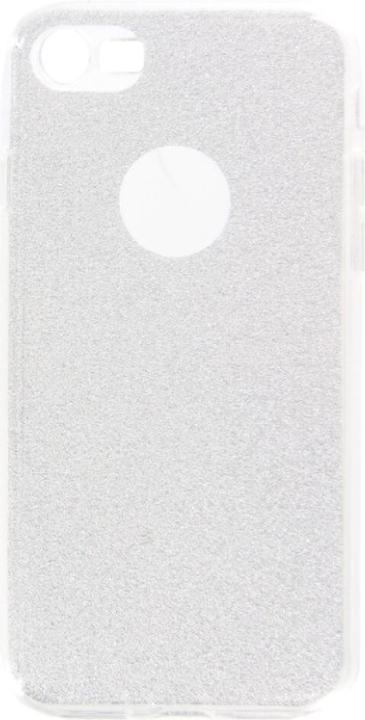 Produktbild OEM TPU Silicon Case glitter für iPhone 7 - silber (Apple iPhone 7)