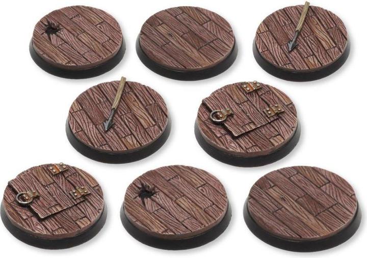 Actual product image Tabletop-Art Base Pirate Ship Bases - 40 mm Deal 8 parts