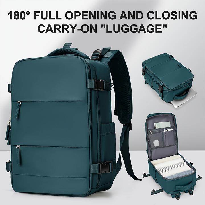Only-Bags.Store Grossvolumiger Reiserucksack, Unisex-Mode-Tragegepäck mit 180°-Öffnung, geringes Gewicht, mehrere