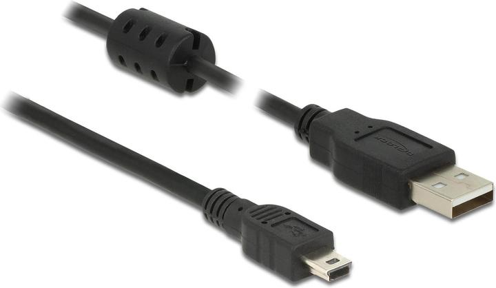 Image du produit Delock USB-A - USB Mini-B (1 m, USB 2.0, 2.50 W)