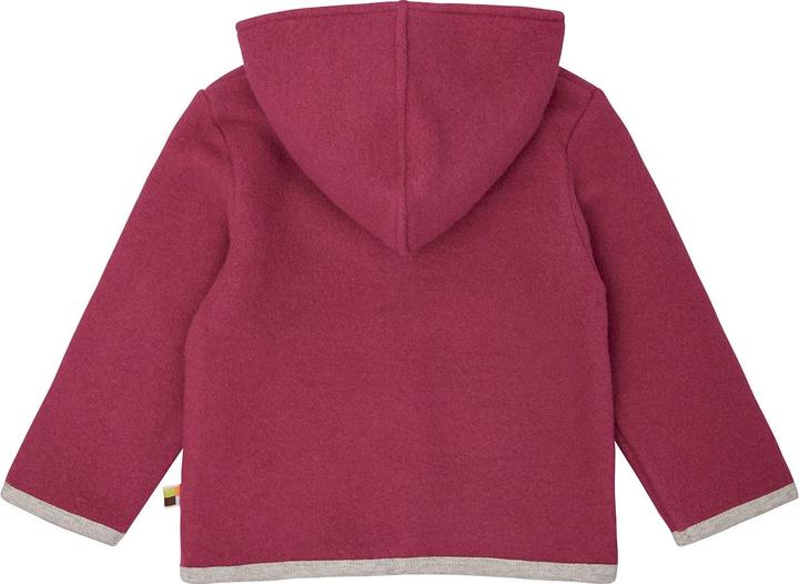 Produktbild loud + proud Wollfleece-Jacke mit Kapuze (80)
