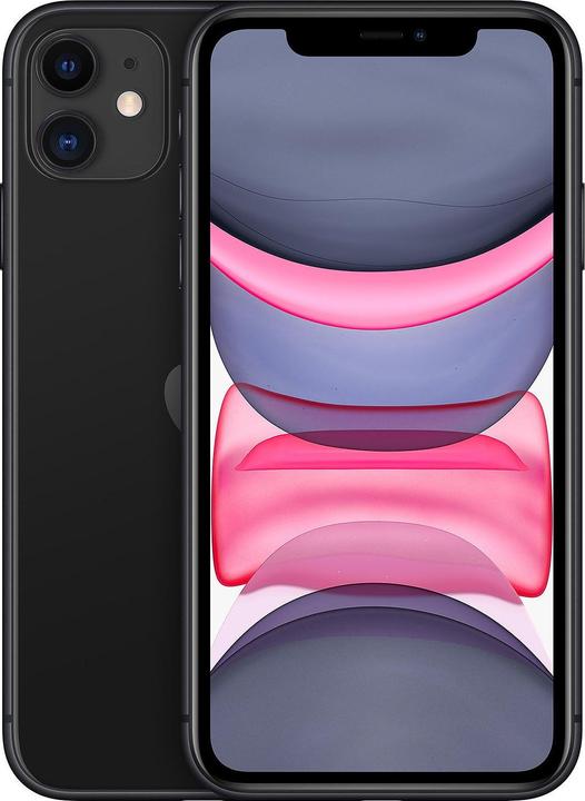 Re!commerce iPhone 11 (128 Go, Noir, 6.10", 12 Mpx, SIM + eSIM, B / Très bon)