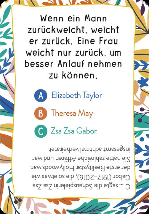 Produktbild Wer hat's gesagt?! 99 Weisheiten kluger, mutiger und starker Frauen (Deutsch, Groh Verlag, 2021)