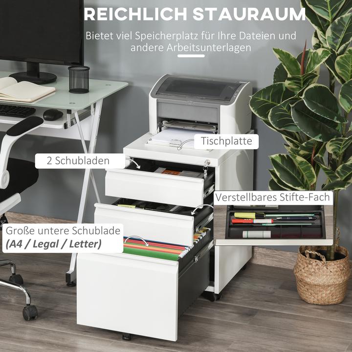 Image du produit Vinsetto Conteneur roulant (39 x 48 x 60 cm)