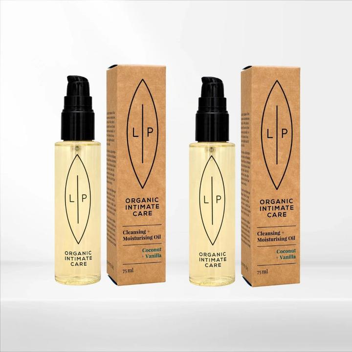 Lip Intimate Care Reinigendes und pflegendes Intimöl Kokosnuss & Vanille Duo (150 ml, Intimöl)