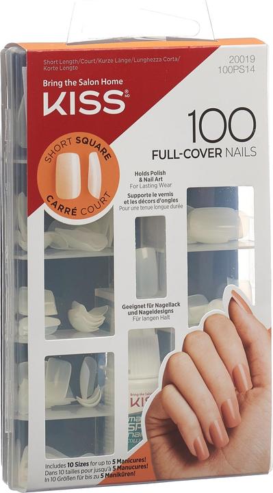 Actual product image KISS French Manicure (Artificial nails, Short Square)