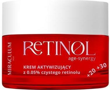 Actual product image MIRACULUM Age-Synergy Retinol krem aktywizujący do twarzy na noc z 0.05% czystego retinolu 50ml (50 ml, Night cream)
