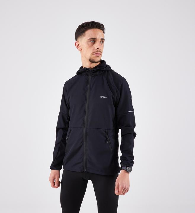 Produktbild Kiprun Laufjacke Trailrunning Herren winddicht - Run 100 schwarz (M)
