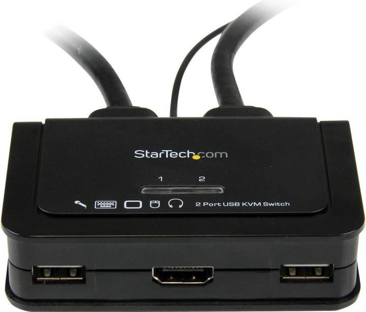 Actual product image StarTech 2 Port HDMI Cable Kvm Switch