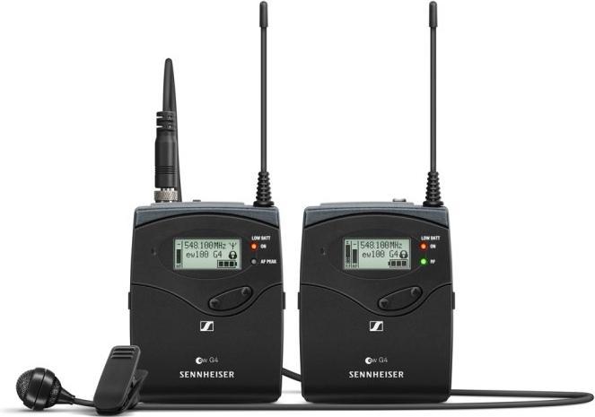 Immagine prodotto Sennheiser EW 122-P G4 B Sistema radio ME 4 Lavalier