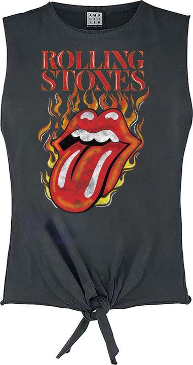 Amplified Hot Tongue Ärmelloses Oberteil kurz geschnitten