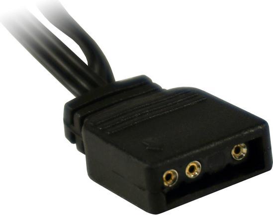 Actual product image LC-Power LC-CC-120-ARGB-PRO, 800-1800 rpm, 58 CFM, 4-pin PWM, RGB LED, DC (145 mm)