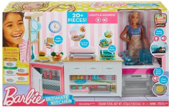 Produktbild Barbie Deluxe Küche Spielset & Puppe