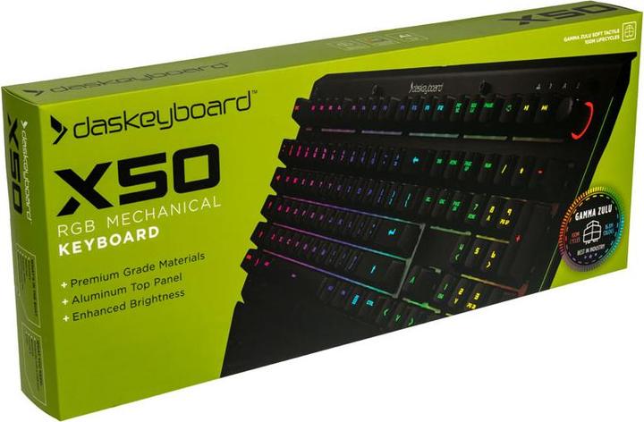 Image du produit Das Keyboard X50Q, DE Layout, soft tactile Omron (DE, Filaire)
