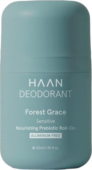 Actual product image Haan Scent Forest Grace Aluminum-Free Deodorant for Sensitive Skin 40ml - Vegan and Refillable (Roll-on, 40 ml)