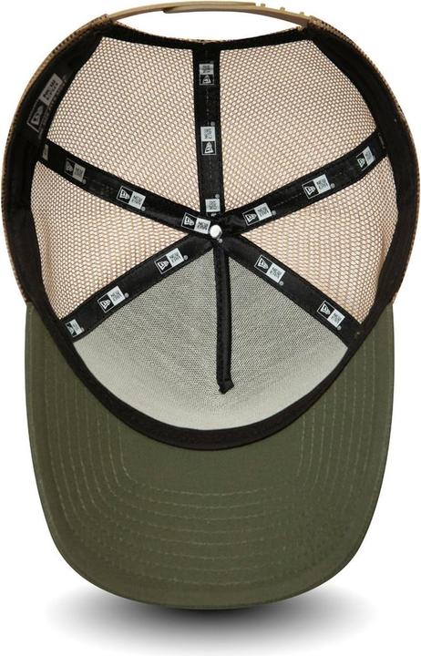 Actual product image New Era Adjustable Trucker Cap - Brand Patch Olive