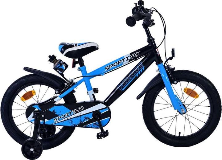 Produktbild Volare Sportivo Children's Bicycle - Jungen - 16 Zoll - Blue Black - Zwei Handbremsen (31677) (16")