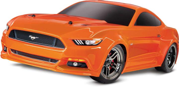 Produktbild Traxxas ford mustang gt orange rtr mit tq 2.4ghz 1/10 awd supercar (ohne akku/lader) (ARR Almost-Ready-to-Race)