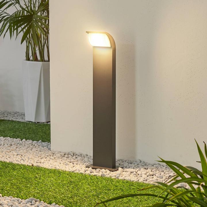 Produktbild Lucande Tinna LED Garten Leuchte H60 Anthracite (537 lm, IP65)
