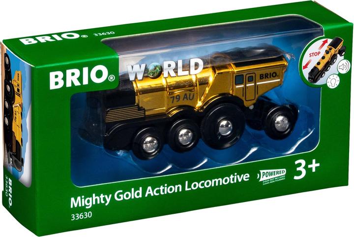 Actual product image Brio Golden battery locomotive