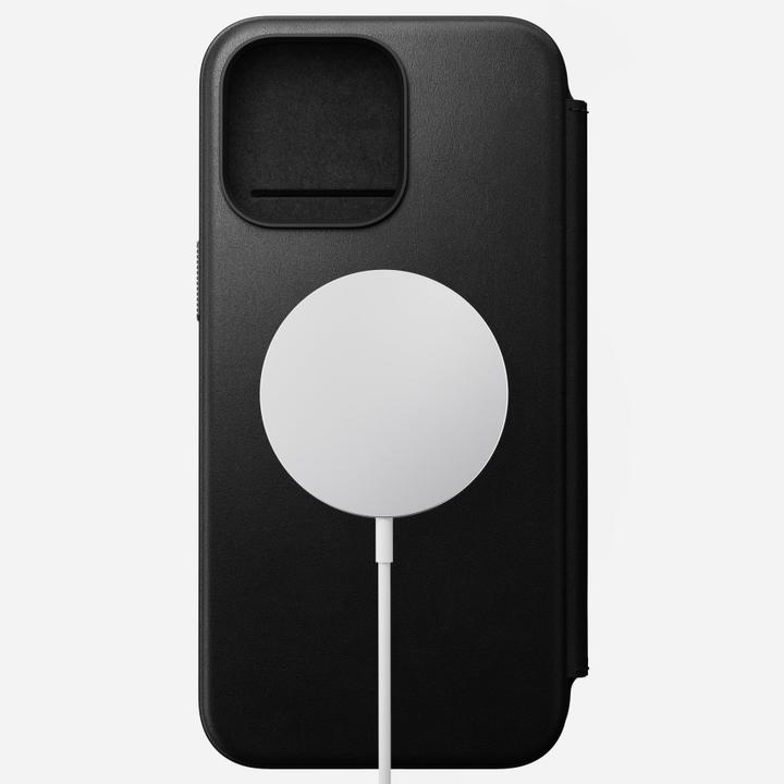 Image du produit Nomad Modern Leather Folio iPhone 15 Pro Max Noir (Apple iPhone 15 Pro Max)