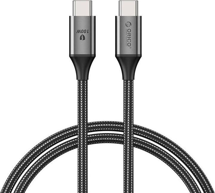 Immagine prodotto Orico Cavo di ricarica da USB-C a USB-C da 100W (nero) (1 m, USB 2.0, 100 W)