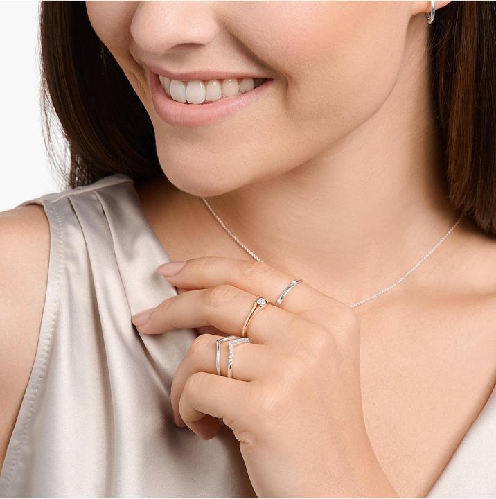 Immagine prodotto Thomas Sabo Anello cuore oro rosa (56, 925 Argento)