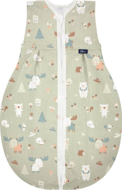Alvi Baby-Sommerschlafsack Molton Baby Forest 70 cm (70 cm, 0.5 TOG)
